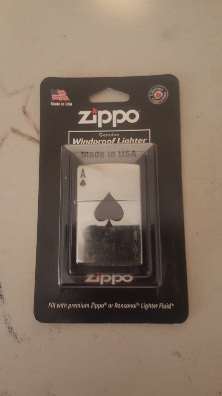 Brand New Zippo Lighter Lucky Ace