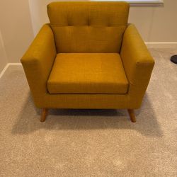 Oversized Mid-Century Modern Chair