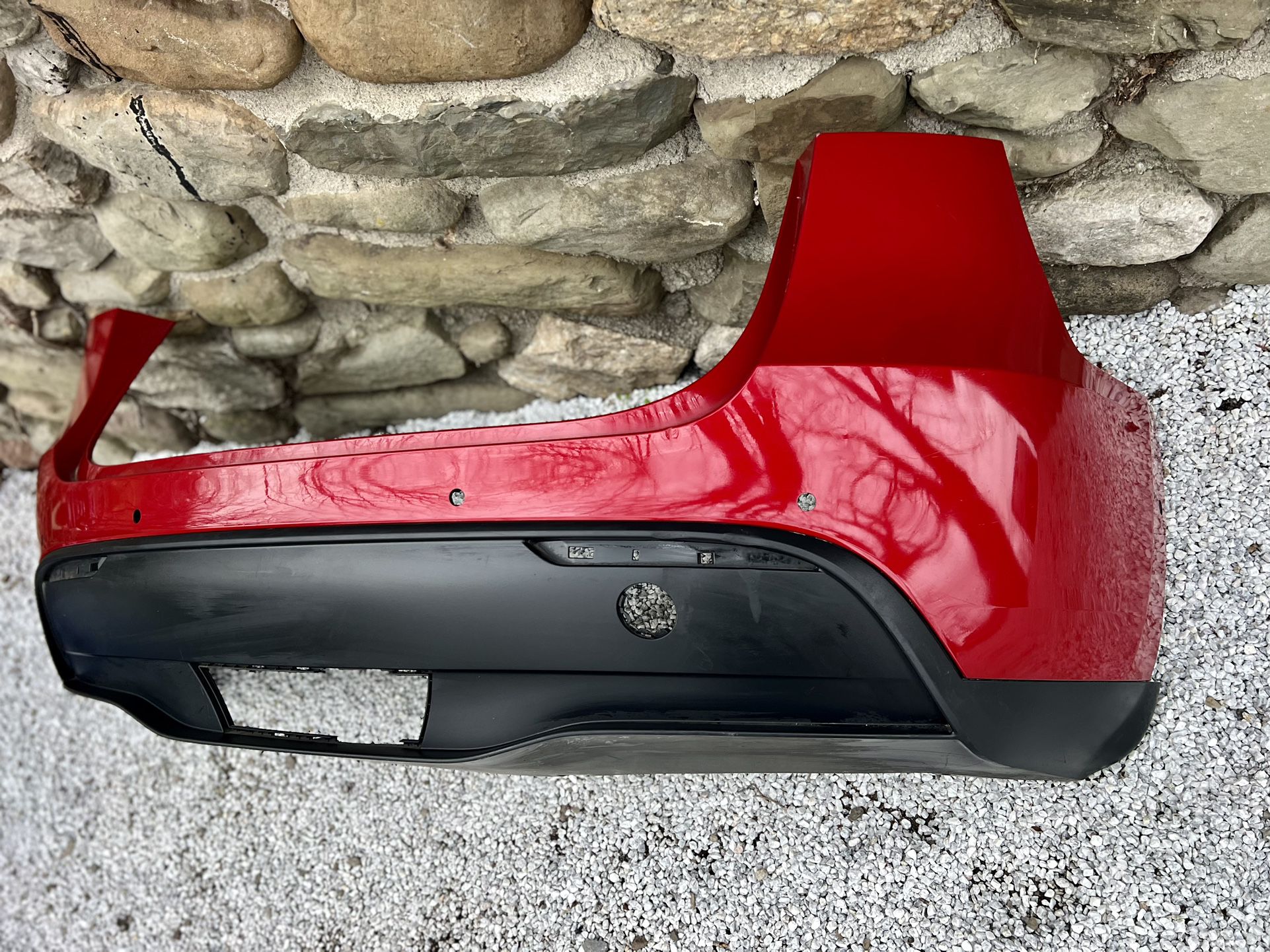 ✅ 👍 2020 2021 2022 2023 TESLA MODEL Y REAR BUMPER COVER OEM 1540123-01-A 20 21 22 23 RED PAINT + LOWER VALANCE