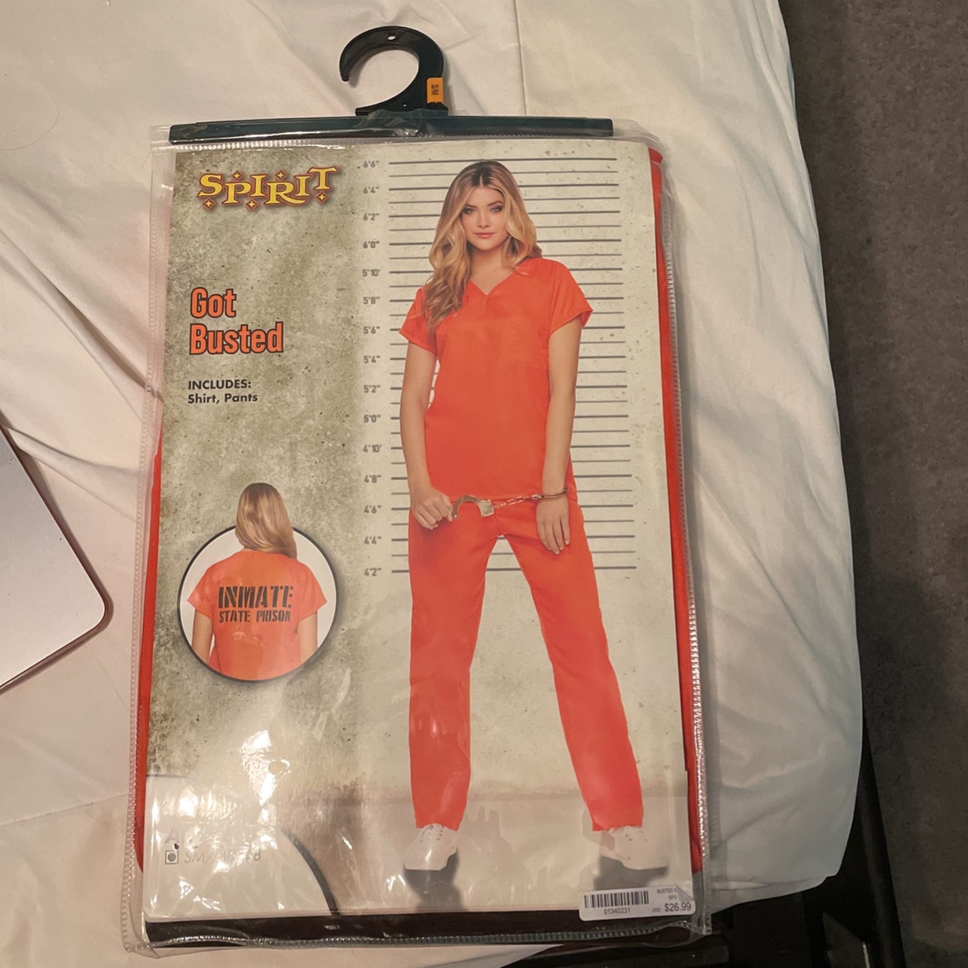 Inmate costume 