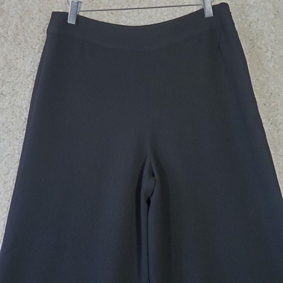 Madewell Women Wide Leg Cropped Crepe Pants Size 6 Pull On Office Minimalist