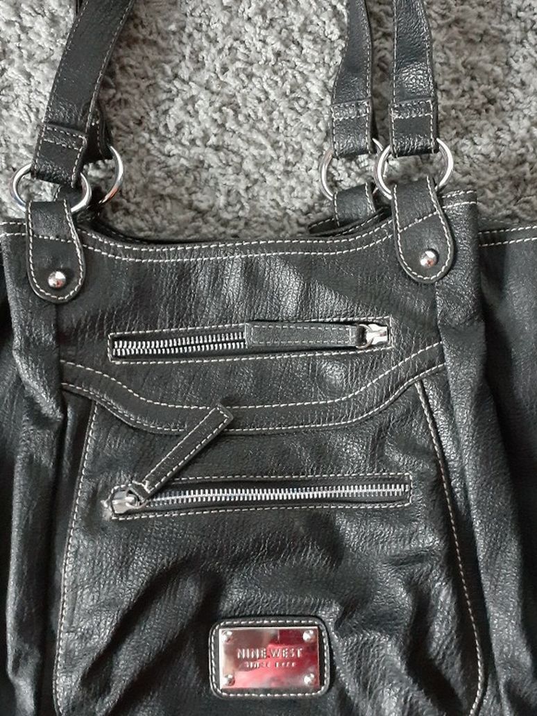 Nine West Black Leather Purse