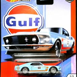 Hot Wheels Gulf '69 Ford Mustang Boss 302