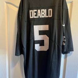 Deablo Mens 2x Black Nike  Jersey Brand New