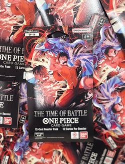 BANDAI ONE PIECE TCG OP-16 TIME OF BATTLE SLEEVED BOOSTER PACK OP16