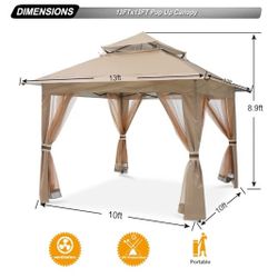 13x13 Pop Up Gazeboo