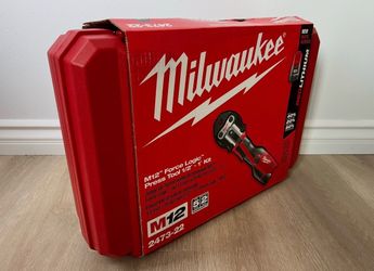 Milwaukee M12 12-Volt Lithium-Ion Force Logic Cordless Press Tool Kit (3 Jaws Included) with Two 1.5 Ah Battery and Hard Case