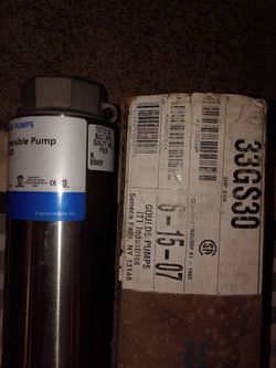 Brand new well pump