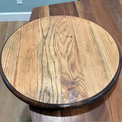 Large Oak Lazy Susan