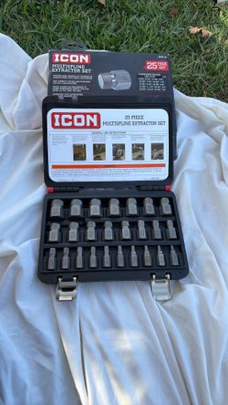 ICON 25-Piece Multispline Extractor Set