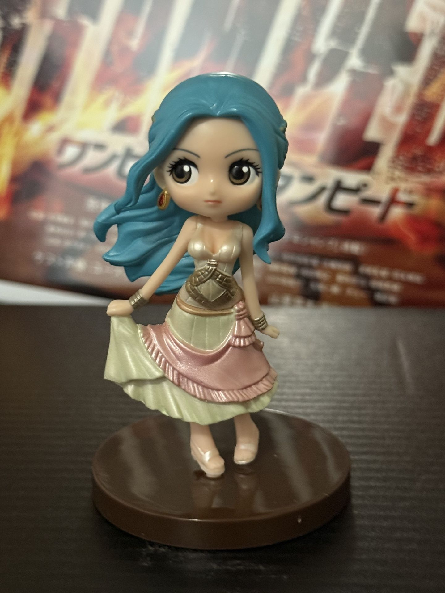 Qposket Petit One Piece Mini Anime Figure Vivi - No Box - 2 Inch Figure