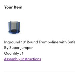 Inground Trampoline 