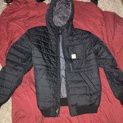 Carhartt Men's Gilliam Rain Defender Insulated Hooded Jacket