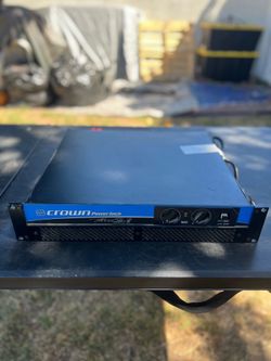 Crown Power-Tech 3.1 2-Channel Power Amplifier 2000s Black and Blue PT-3.1 PowerTech Amp