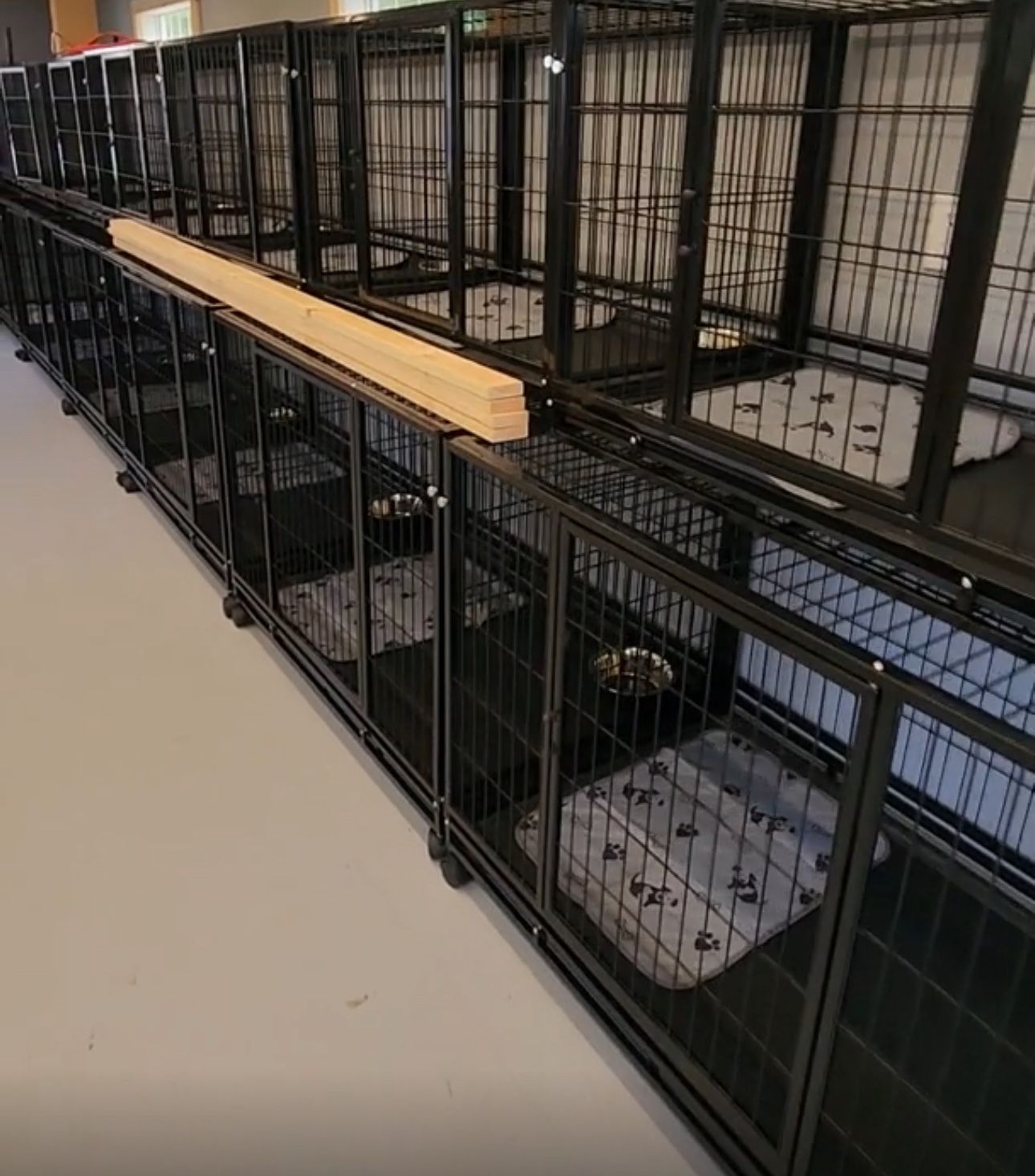 NEW! Stackable Pet Carriers With Wheels And Tray