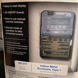 Intermatic Electronic Timer, Astro 7 Days,SPST ET8215C