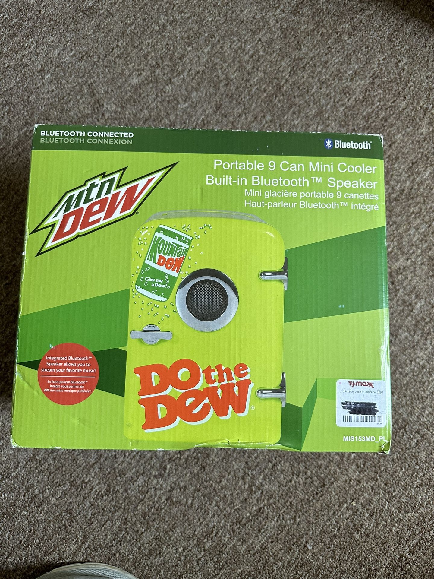 Mtn Dew Bluetooth Mini Fridge And Speaker