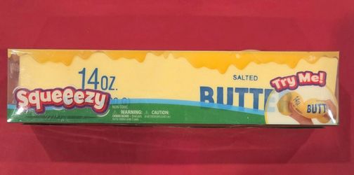 Squeeezy, "14oz. SALTED BUTTER", Brand New, Factory Sealed,  VHTF