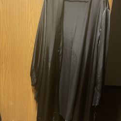 Black Silk Robe