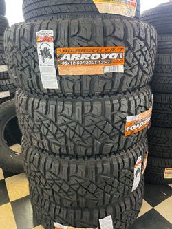 ✔️📲35x12.50R20 vendo set de llantas nuevas arroyo rt