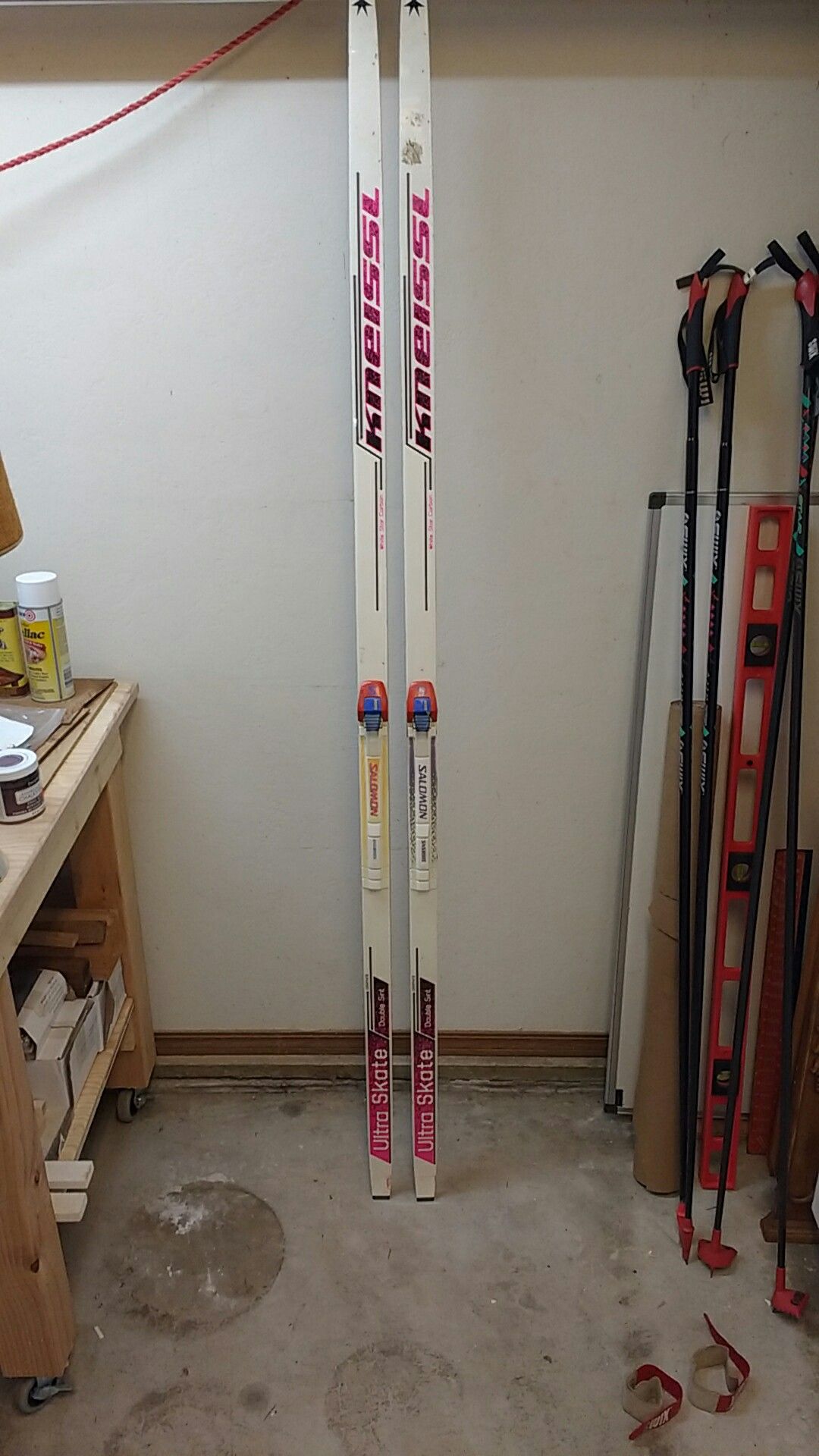 Kneissl 200cm Ultra Skate White Star Carbon Cross country skate skis