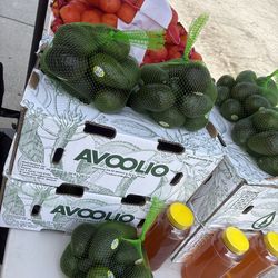 Oranges, avocados, honey
