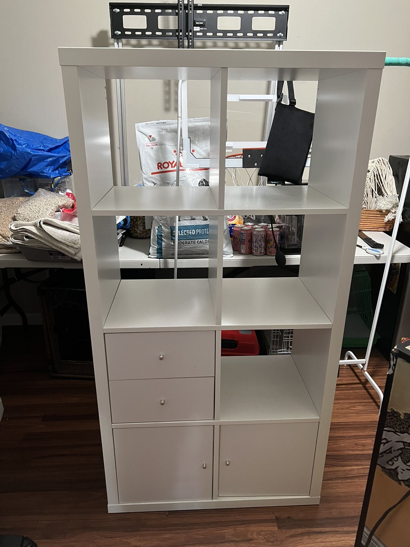 IKEA kallax Unit With Drawers And Doors Unused