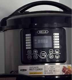 Bella 10 QT Digital Multi Cooker