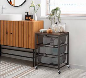 Edifice 3-tier Mesh Basket Cart
