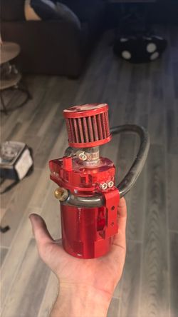 Minibike oil catch can
