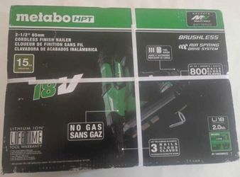 New  Metabo 15 gage nail gun
Sealed box