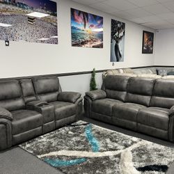 2PC Gray Sofa & Loveseat 💥SALE💥