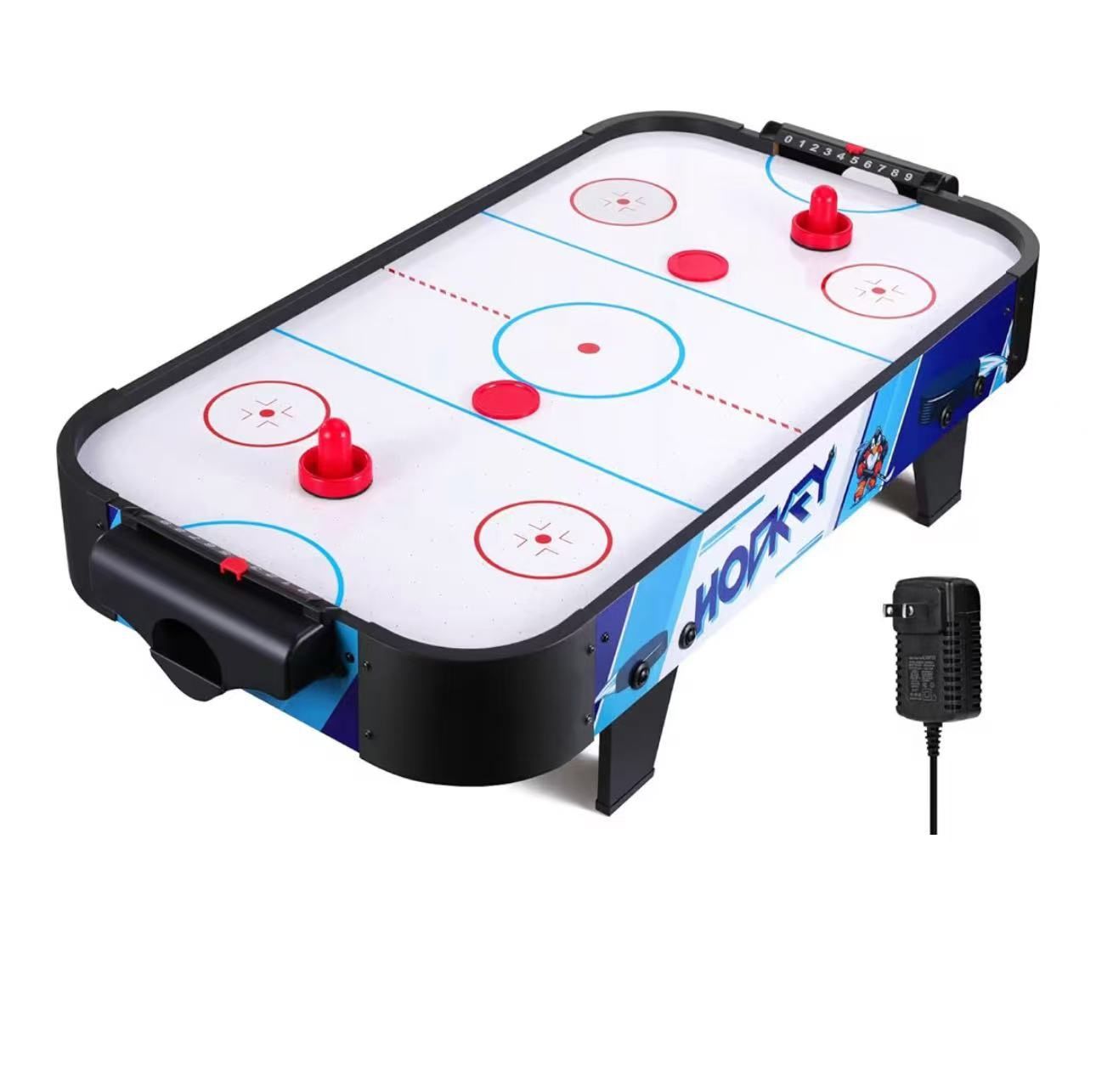 40" Air Hockey Table – Tabletop Game with Electric Fan Motor, Score Tracker, 2 Strikers & 2 Pucks