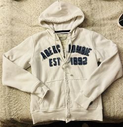 Abercrombie, men’s, zip up sweatshirt size large