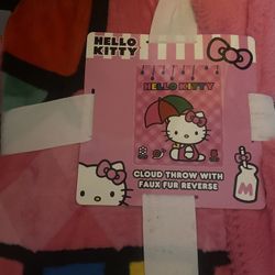 Hello Kitty Throw Blanket