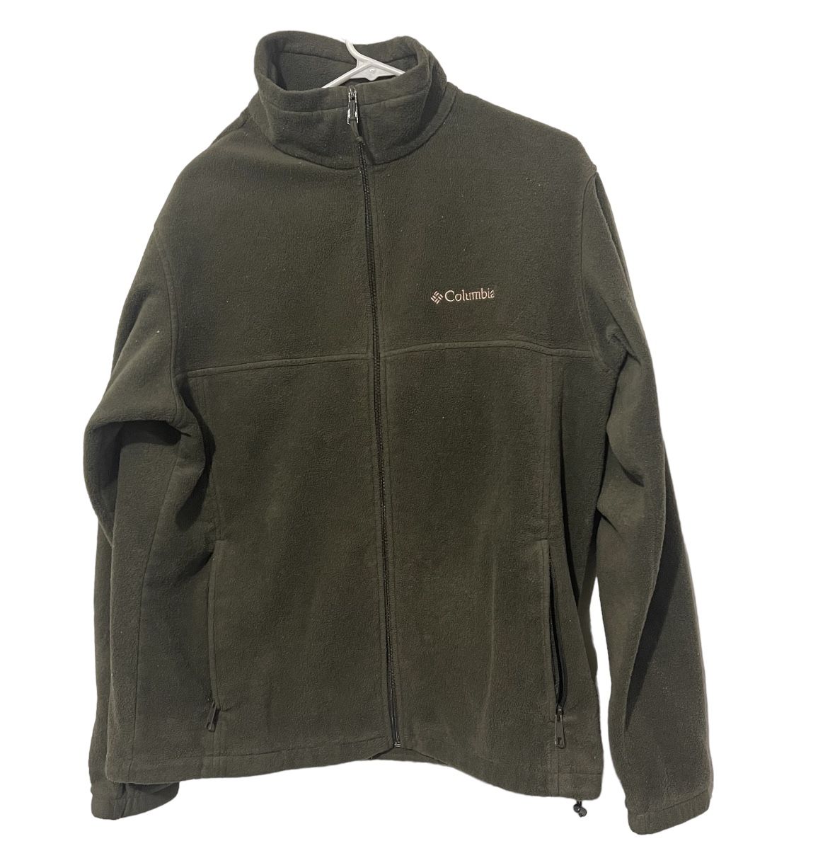 Columbia Sportswear Company Fleece Jacket Women’s Size L Full Zip Green Ladies