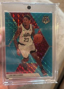 Lou Williams Panini Mosaic Teal Holo NBA Card