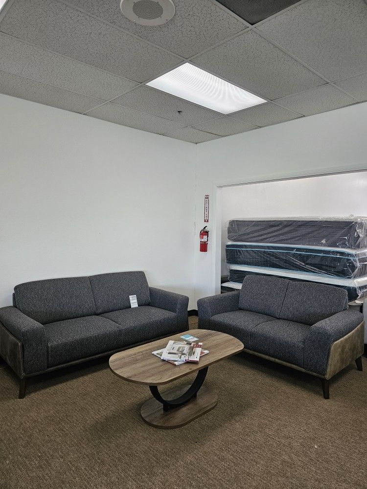 Fabric Sofa Set - $1099 for both