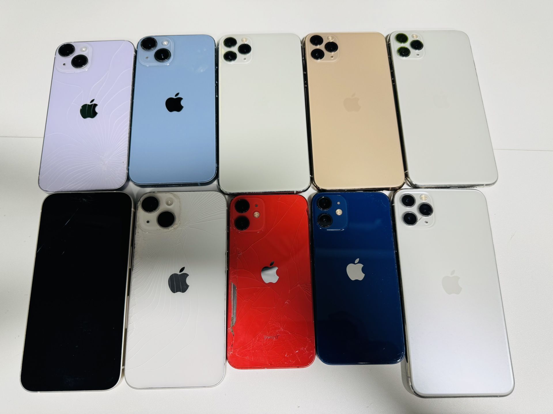 10x Unlocked iPhone 14 12 Mini 11 Pro Max Wholesale Lot