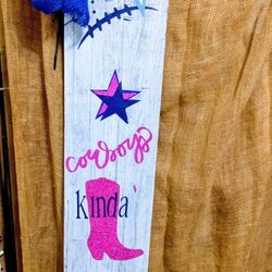 Dallas COWBOYS PORCH SIGN 
