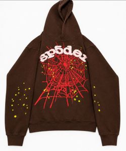 Brown spider hoodie