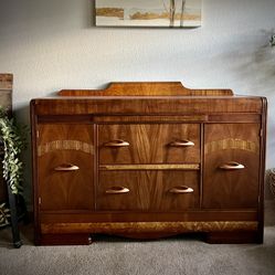 Antique Art Deco Buffet Table 