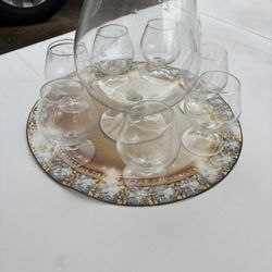 Princess House Set 8 whiskey glass