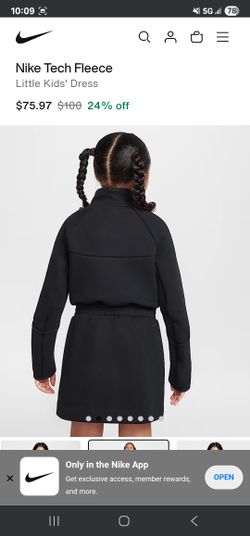 Nike Little Kids' Tech Fleece Dress