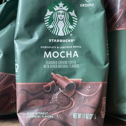 Starbucks Mocha Ground Coffee 10 Bags  -READ DESCRIPTION 