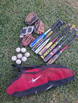 children baseball equipment 30$ for all included
