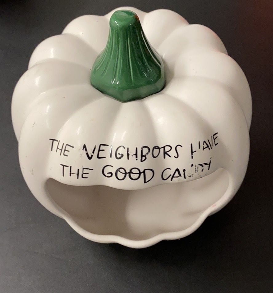 Halloween Ceramic candy jar
