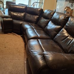 Itallian  Leather Sectional