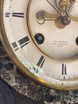 Clock Mantel J.W Benson