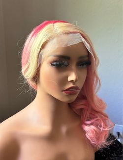 Cotton candy 🍬 wig Lace front
